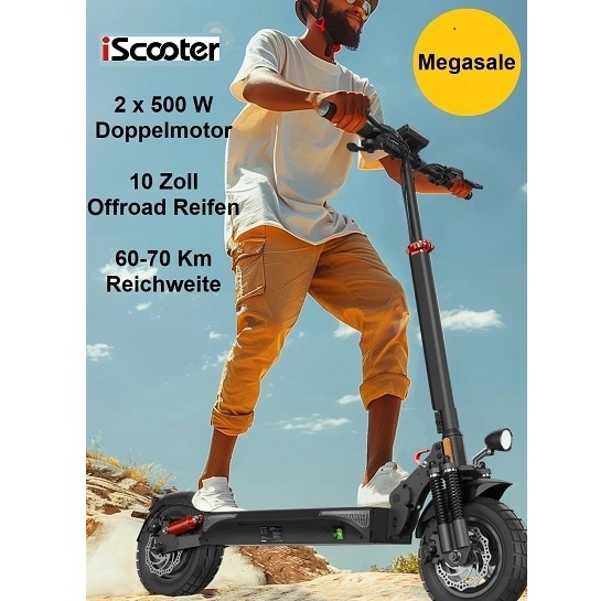 cross e scooter mit federung für das gelände