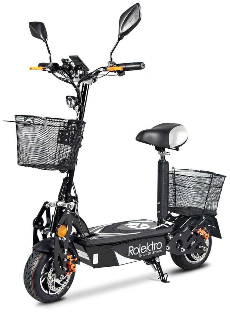 Schone E Scooter Mit Sitz Und Strassenzulassung Ohne Fuhrerschein Bild