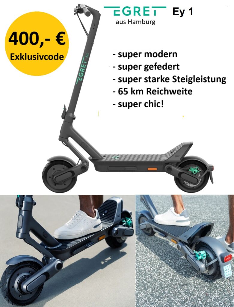egret e scooter sondermeldung