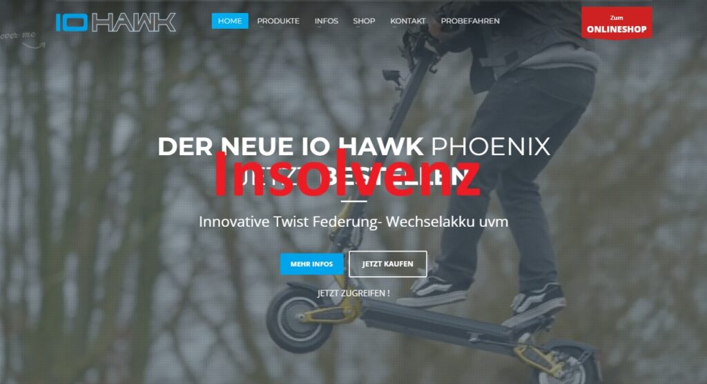 io hawk insolvenz