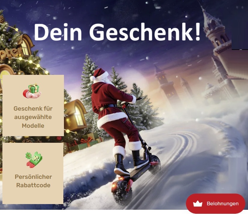 weihnachts angebote für e roller