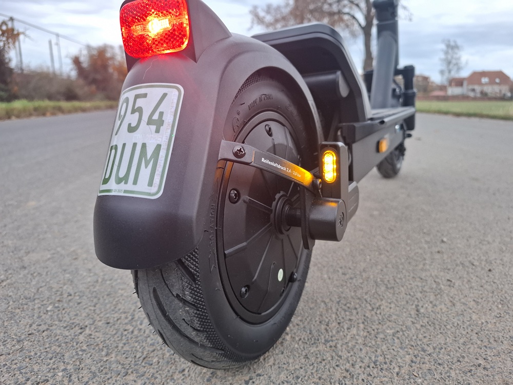 epowerfun epf-2 Hinterrad mit Bremslicht und Blinker