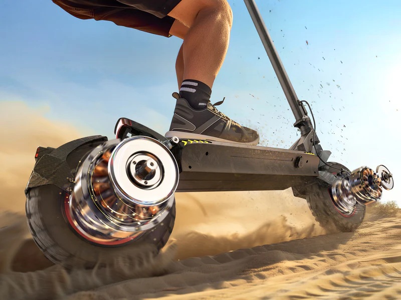 Der iScooter iX7 Pro Dualmotor mit 2 mal 100 Watt