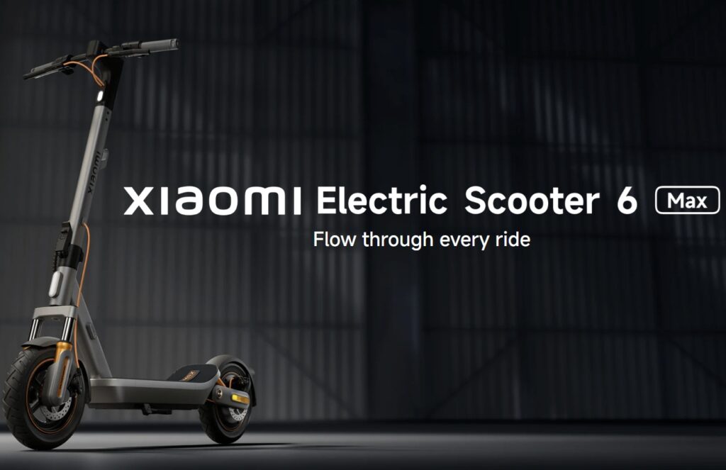 Xiaomi Electric Scooter 6 Max: Das neue Flaggschiff - Seitenansicht mit aussenliegenden Kabeln