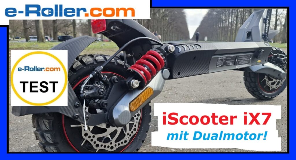 neu: geleändetest mit dem neuen iscooter ix7 pro mit allrad dualmotor