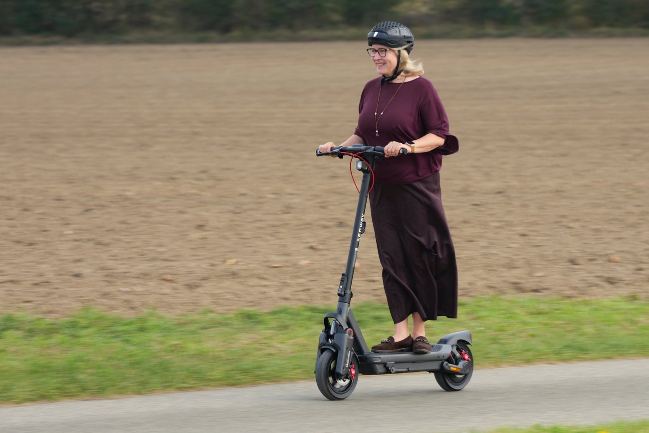Segway Ninebot MAX G3 auf unserem Reichweitentest