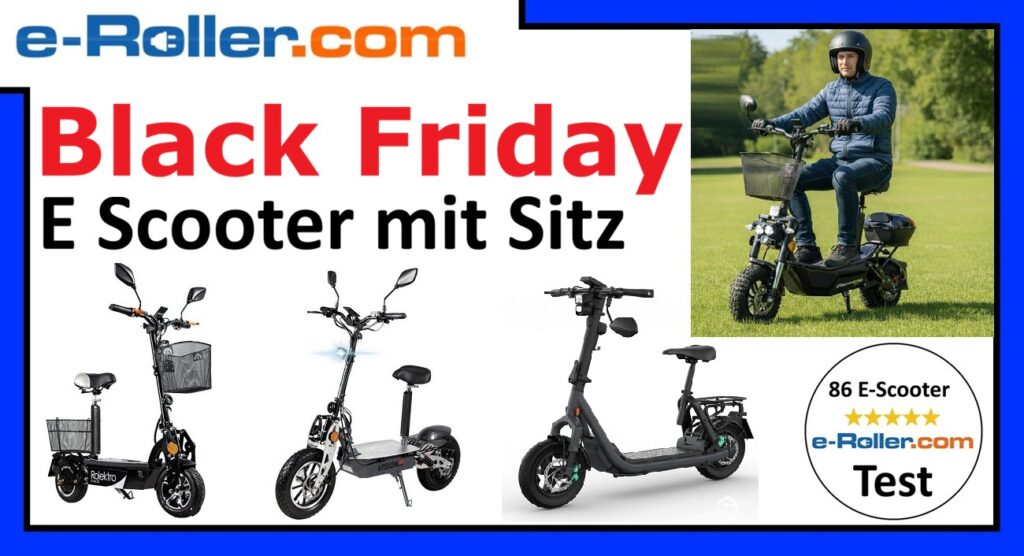 e scooter mit sitz black friday angebote 2026